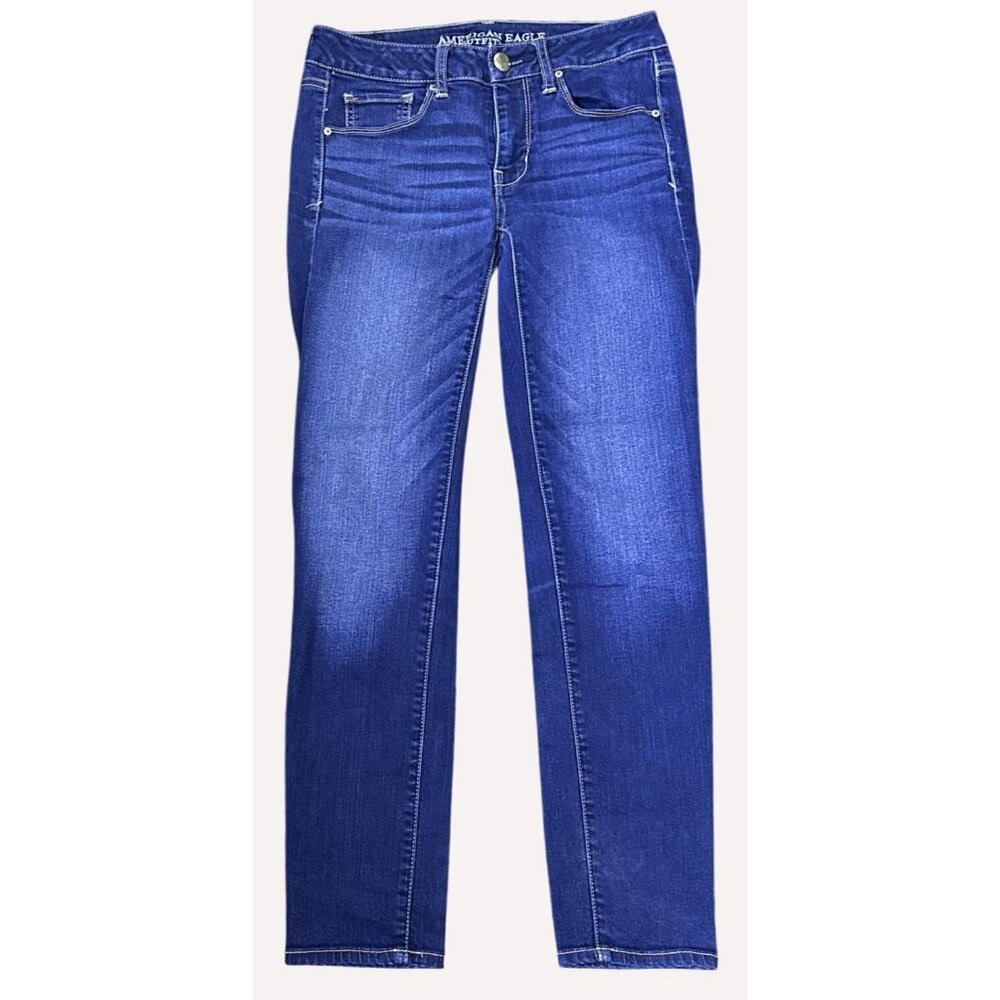 American Eagle Outfitters AEO Denim Classic Stretch Skinny Jeans Size‎ 2 Short